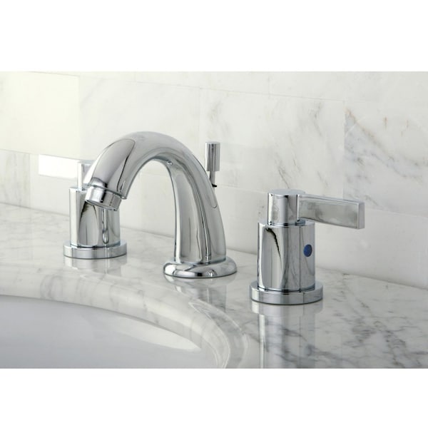 KB8911NDL NuvoFusion Widespread Bathroom Faucet, Polished Chrome